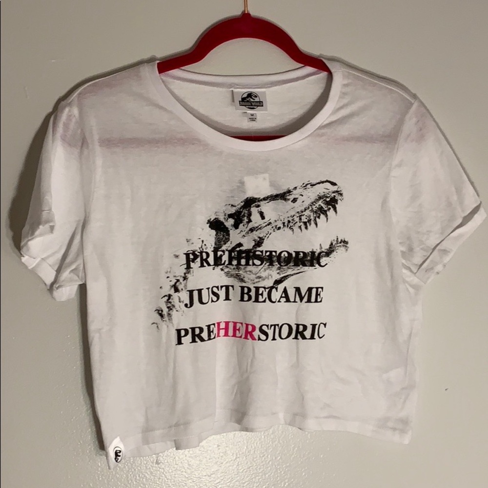 Jurassic World PreHERstoric Crop Top